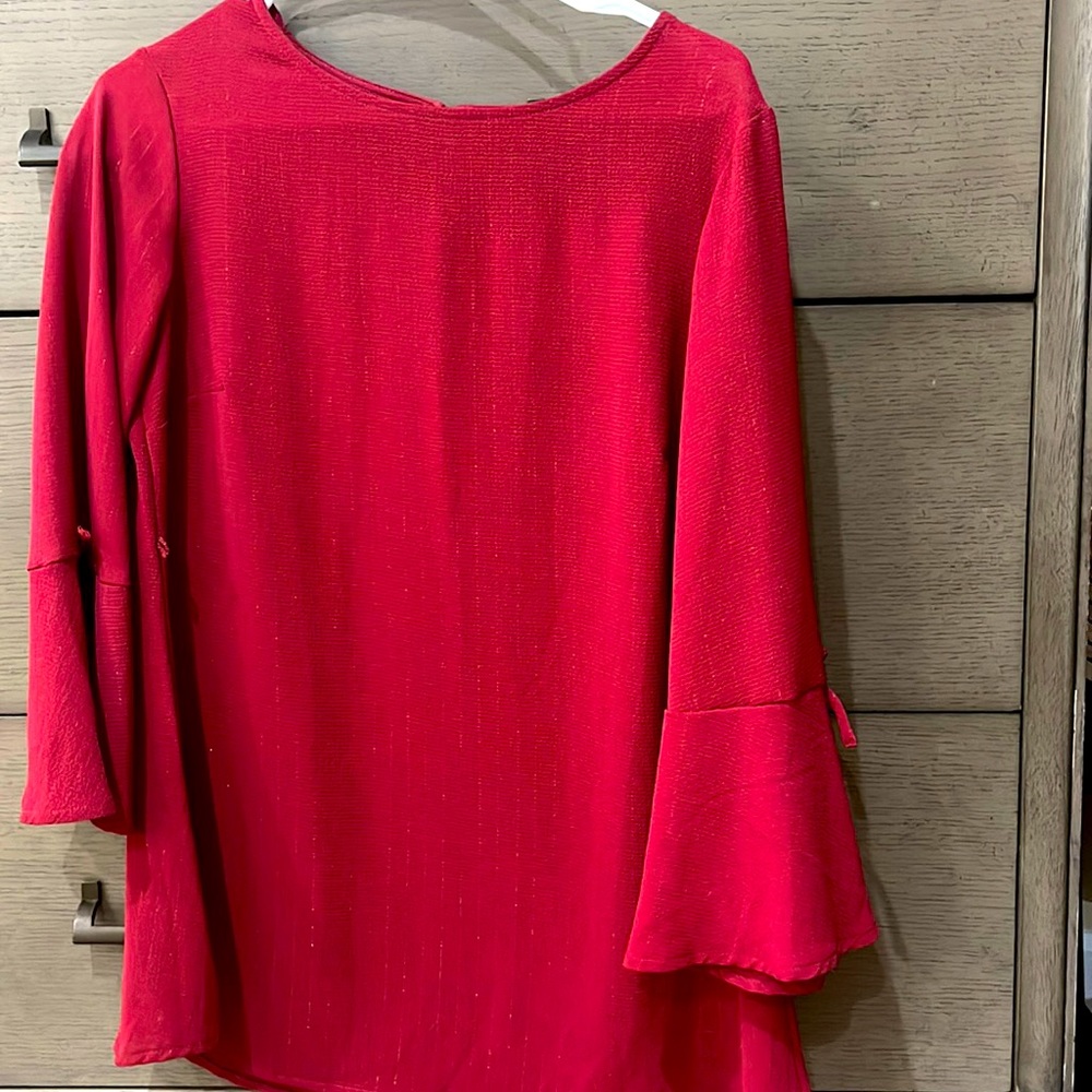 New maroon blouse maternity top